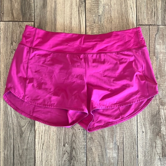 Lululemon Pink/Purple Athletic Shorts - Picture 1 of 3